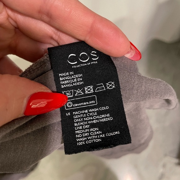 Men’s washed grey t shirt - Picture 3 of 3